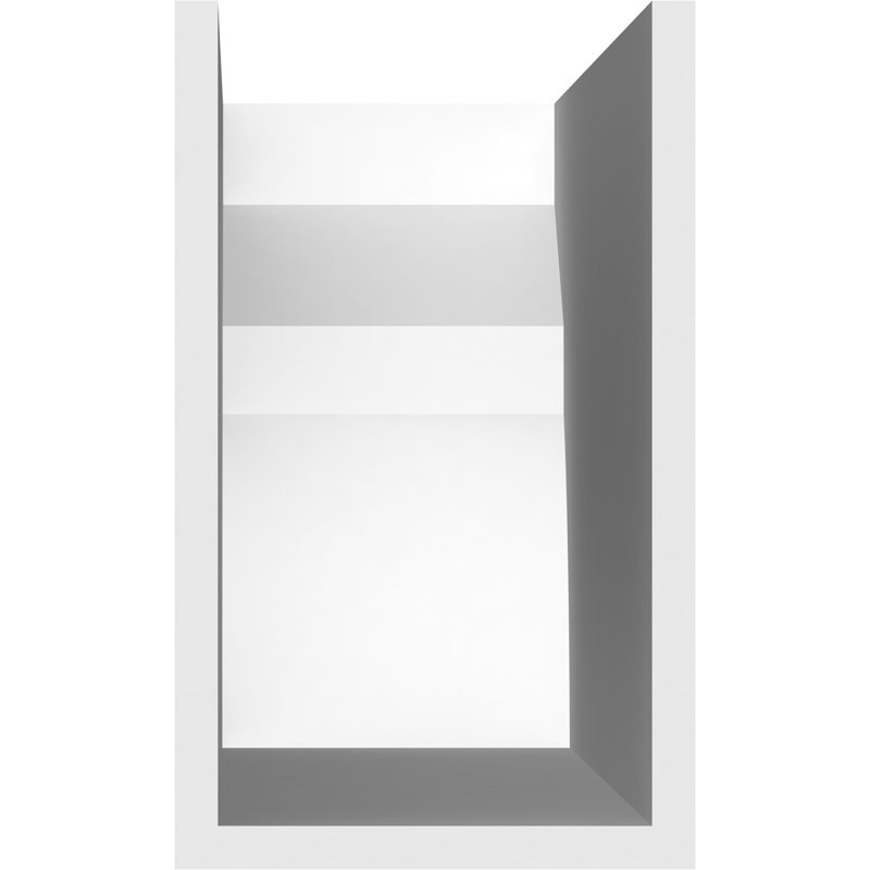6"W x 10"H x 42"L Standard Monterey Architectural Grade PVC Rafter Tail, 10"H x 6"W x 42"D