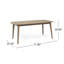 Table de salle à manger d'extérieur extensible en bois d'acacia, gris-1360731243