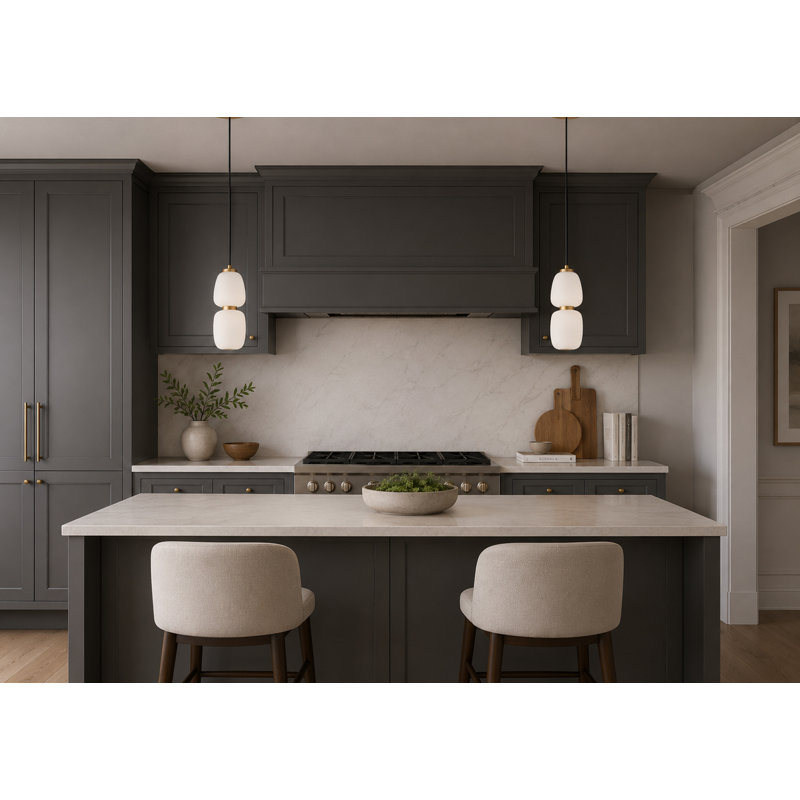 Kace 2-Light Dimmable LED Geometric Pendant