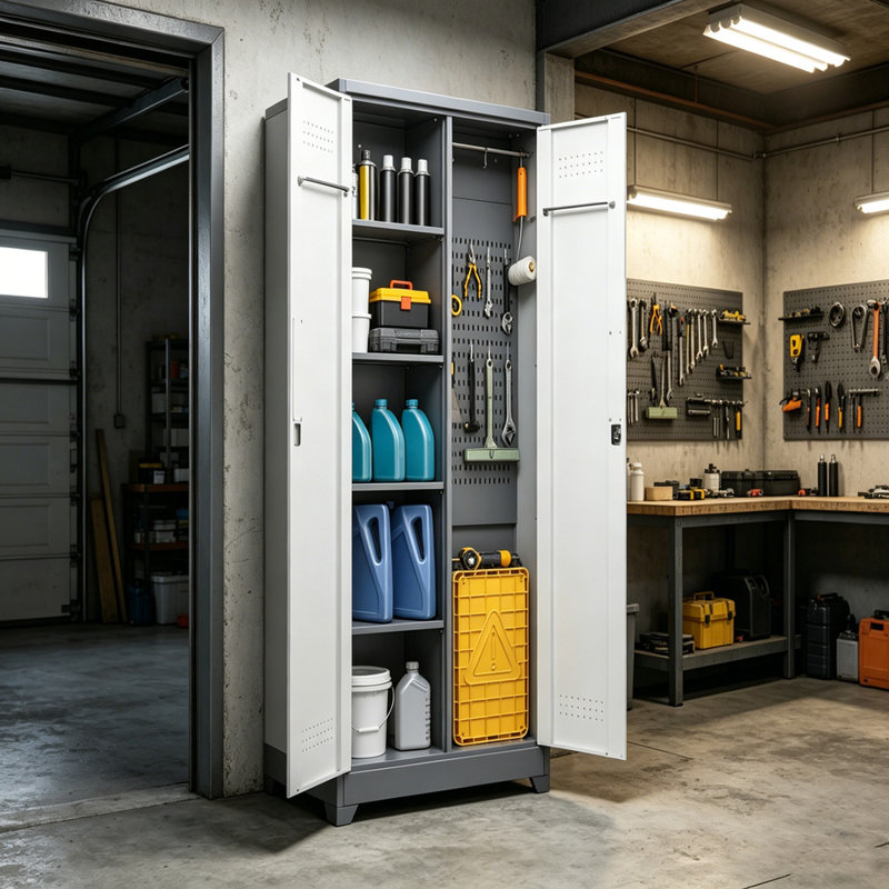 Metal Single Storage Cabinet, 31.49" Width
