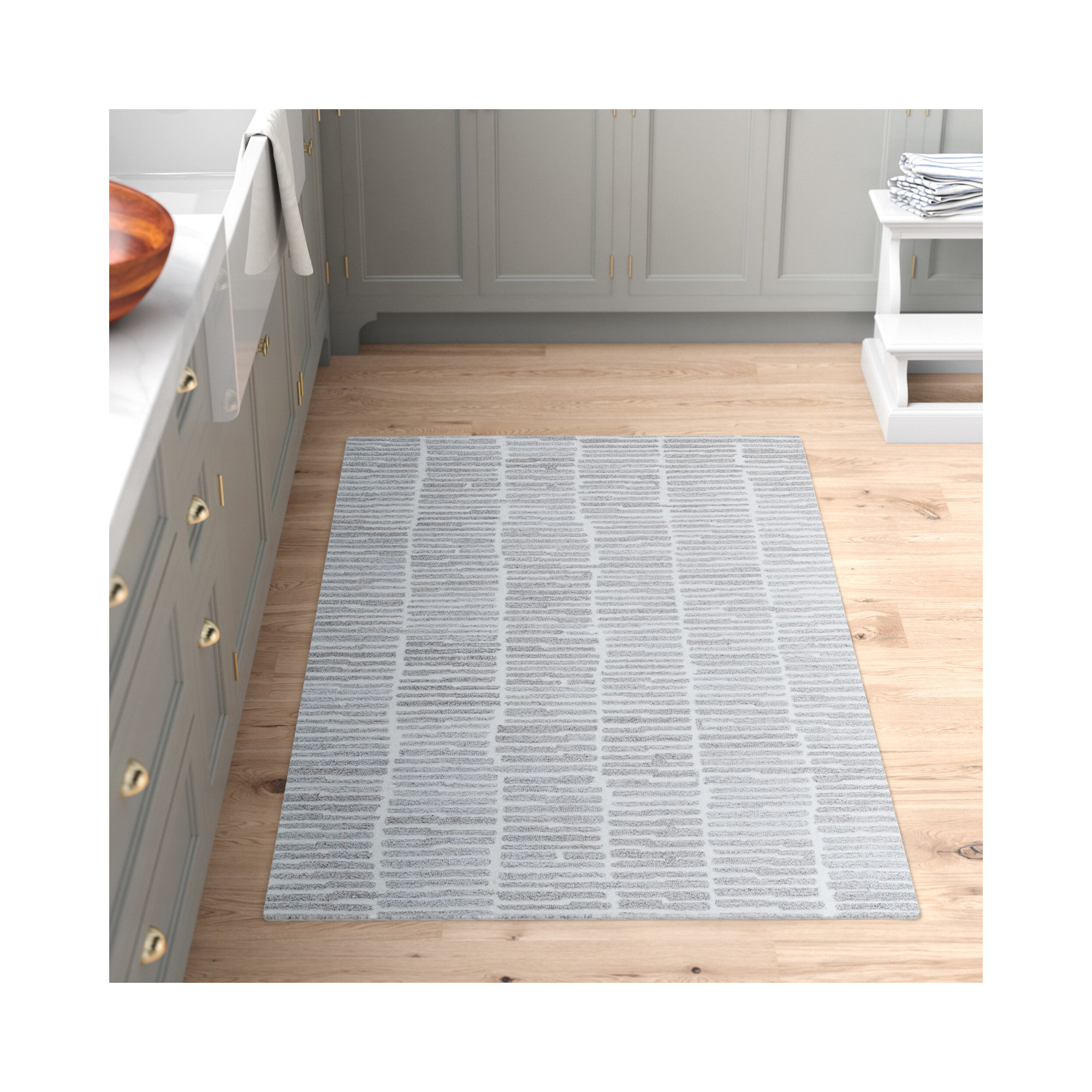 Finton Hand Tufted Recycled P.E.T Rug, Rectangle 6' x 9'
