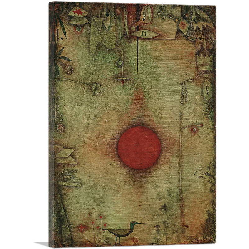 Ad Marginem - to the Brim 1930 par Paul Klee - reproduction d'art sur toile tendue, H 40 po x l 26 po x P 1,5 po