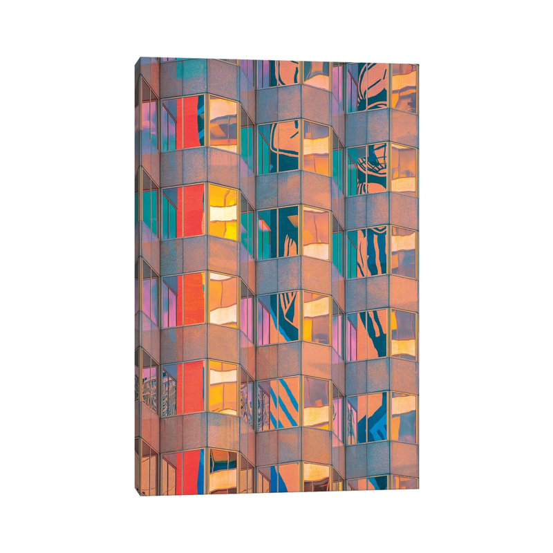 Prismatic Pillars by Nathan Head - Print on Canvas, 66.04cm H x 45.72cm W x 3.81cm D, Wrapped Canvas