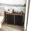 Verbrande 5 Drawer Chest