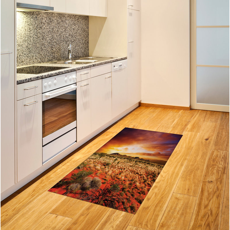 Desert High Density Long Fiber Poly Threads Decorative Area Rug Carpet, Rectangle 4' x 5'8"