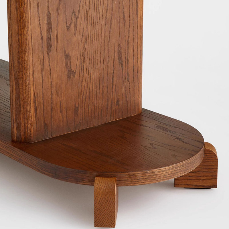 Bibliothèque en bois massif de style italien, (2 tablettes) H 37,4 po x l 47,24 po x P 13,78 po