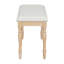 Banc de salle à manger rembourré 50,4 po Vintage