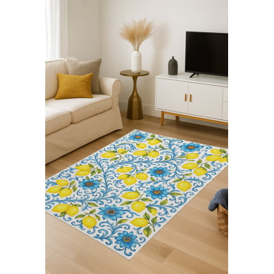 Tapis bleu Mosso