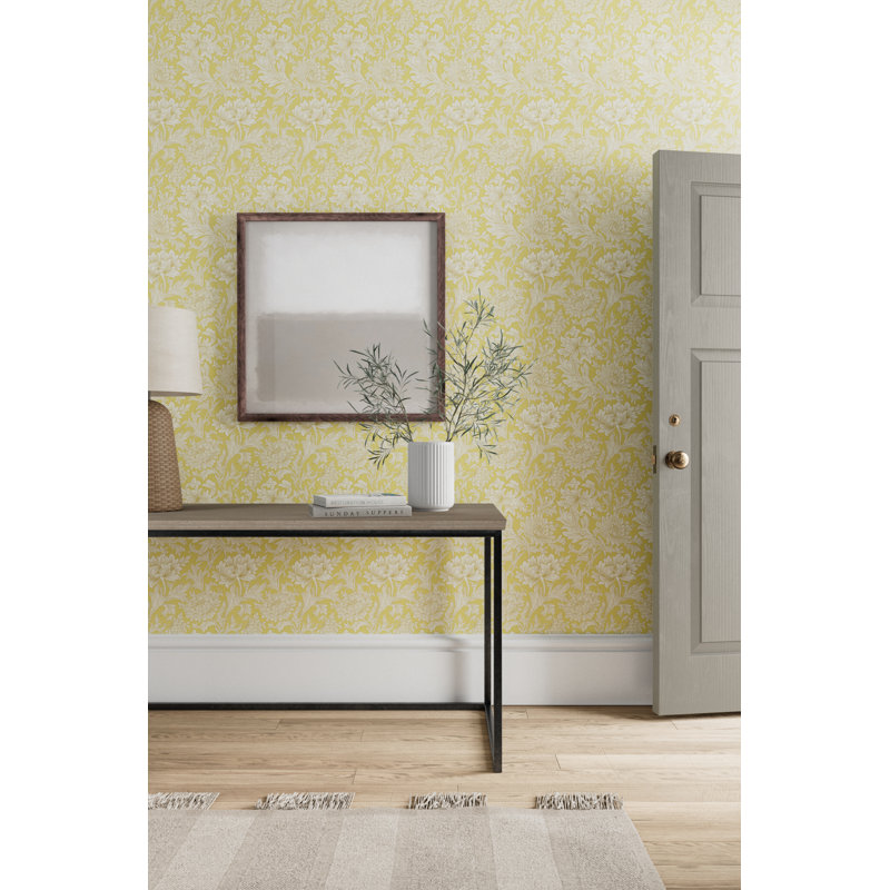 Chrysanthemum Toile Wallpaper, Weld