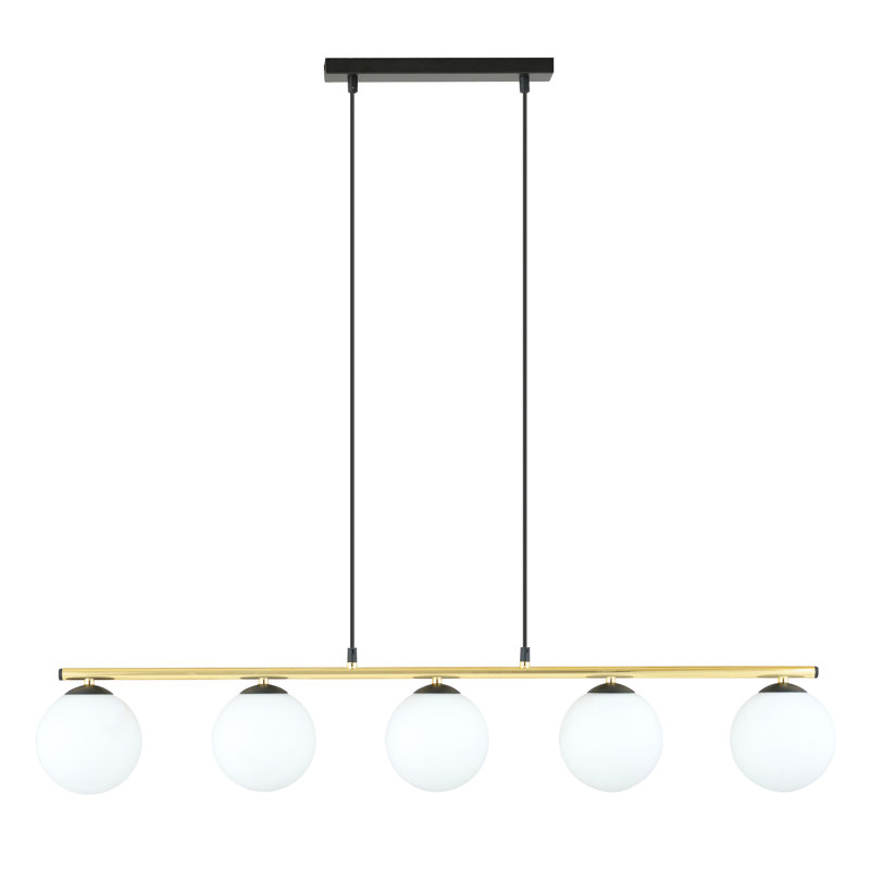Algean 5 - Light Kitchen Island Pendant, Black