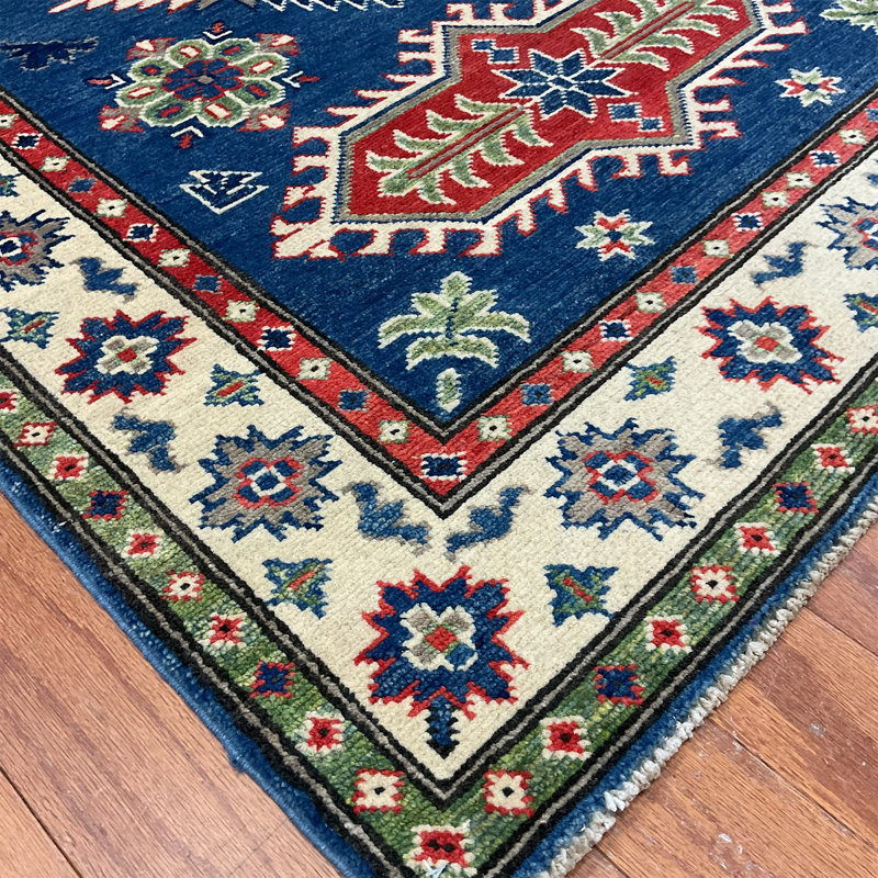  Tapis en laine fait à la main Kazak
