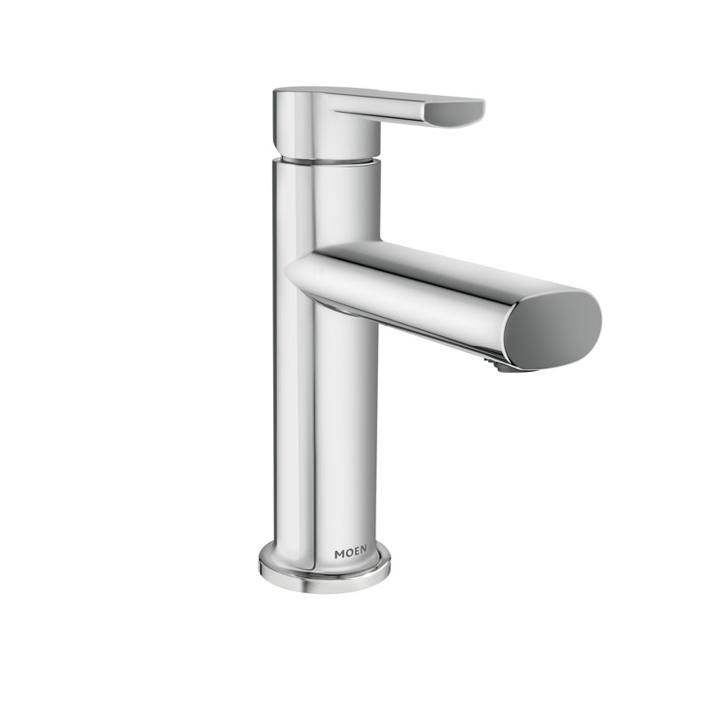 Moen Meena Single Hole Bathroom Faucet with Drain Assembly, Chrome