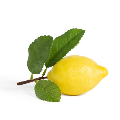 Citron avec feuille