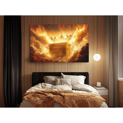 Ark of the Covenant on High-Quality Canvas Print - Handcrafted Wall Decor - Stylish Art - Gift - Wall Decor, Painting Reproduction