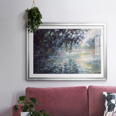 Monet, impression sur papier encadrée