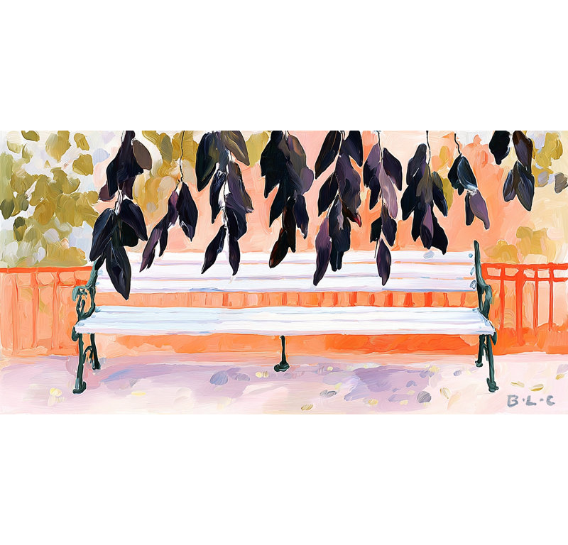 Art mural sur toile ombragée, L 27,5 po x H 55 po x P 1,5 po
