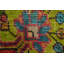 Orange Wool Floral Traditional Rug 3x5