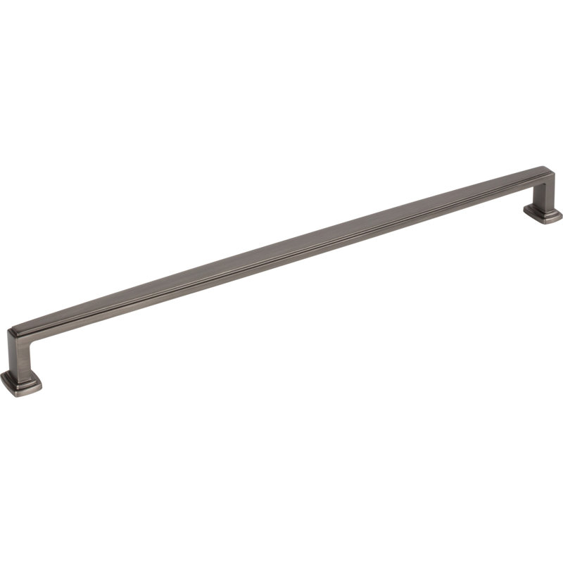 Richard Bar Pull, Brushed Pewter, 12"