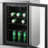 Sink And Fridge Combo For Outdoor Kitchen, 70L Refrigerator And Sink With Pull-Down Faucet, Brushed SS And Black Granite Countertops, All-In-One BBQ Island Cleaning Station (Silver)-125382577