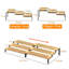 Étagère à épices debout Organisateur de cuisine Tablette en bambou extensible pour garde-manger, plan de travail, armoire de cuisine