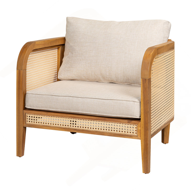 Chaise avec accoudoirs de patio Kirkby