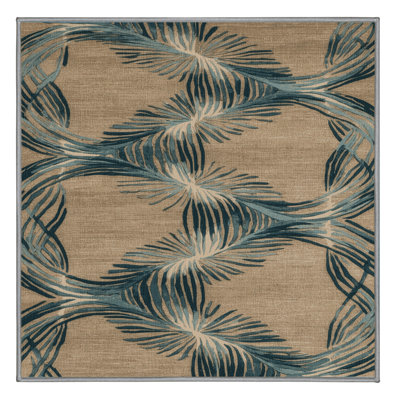 Tapis gris lavable à la machine