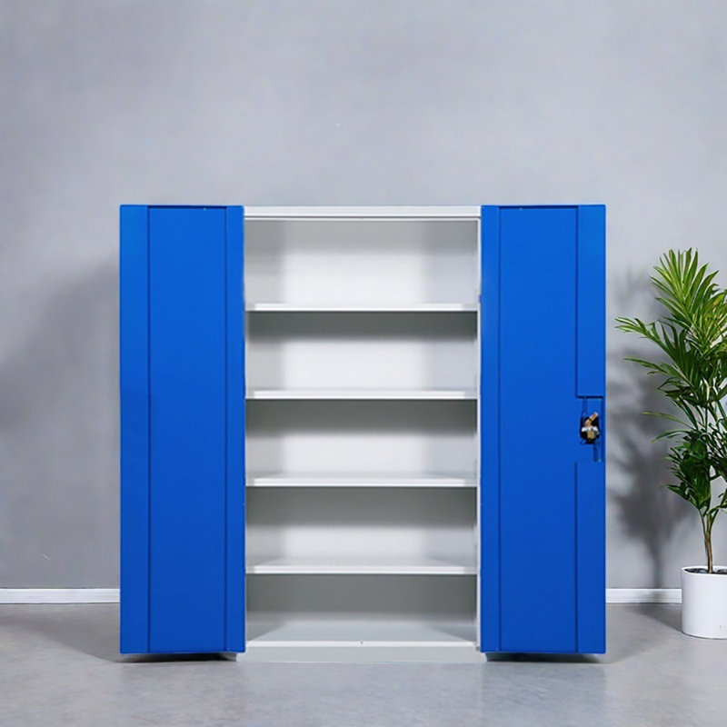 Casiers de garage multifonctionnels à grande capacité, Bleu / blanc