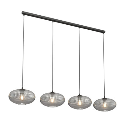 Samyiah 4 - Light Matte Black Pendant