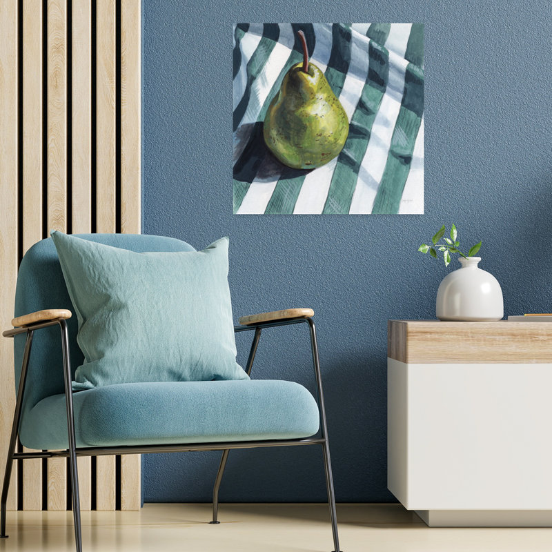 Art mural solo poire itinérante en solo, H 18 po x l 18 po