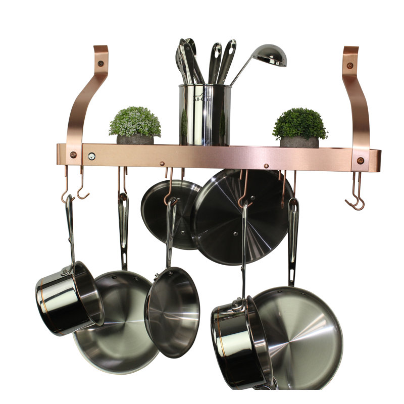 Handcrafted Gourmet Wall Mounted Pot Rack
