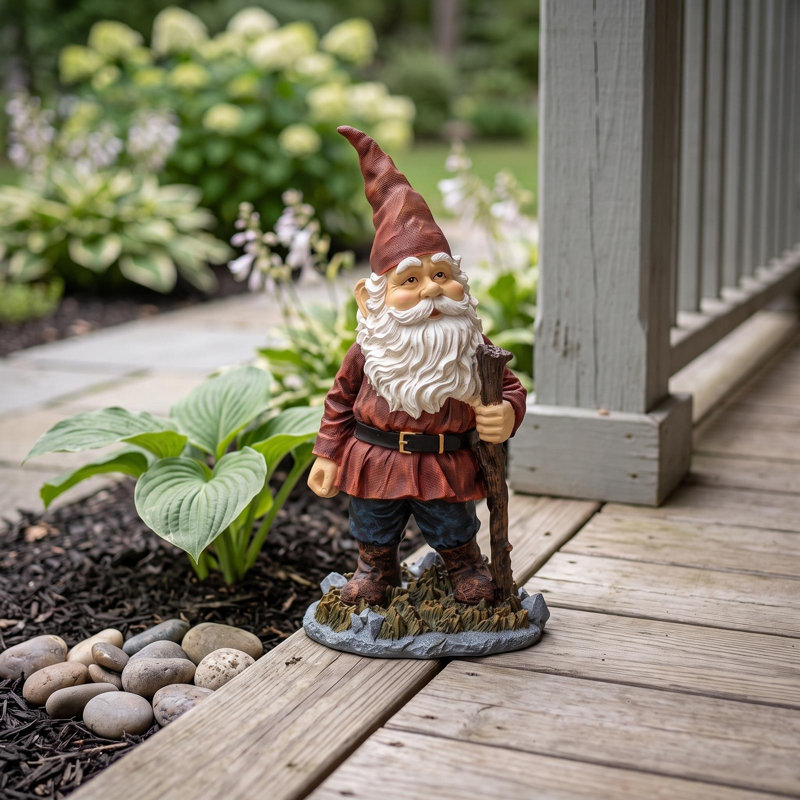 Dreamer the Garden Gnome Statue