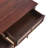 Ayleena Maxwelton Solid Wood Console Table with 2 Drawers and Woven Cane Storage Shelf-1859782370