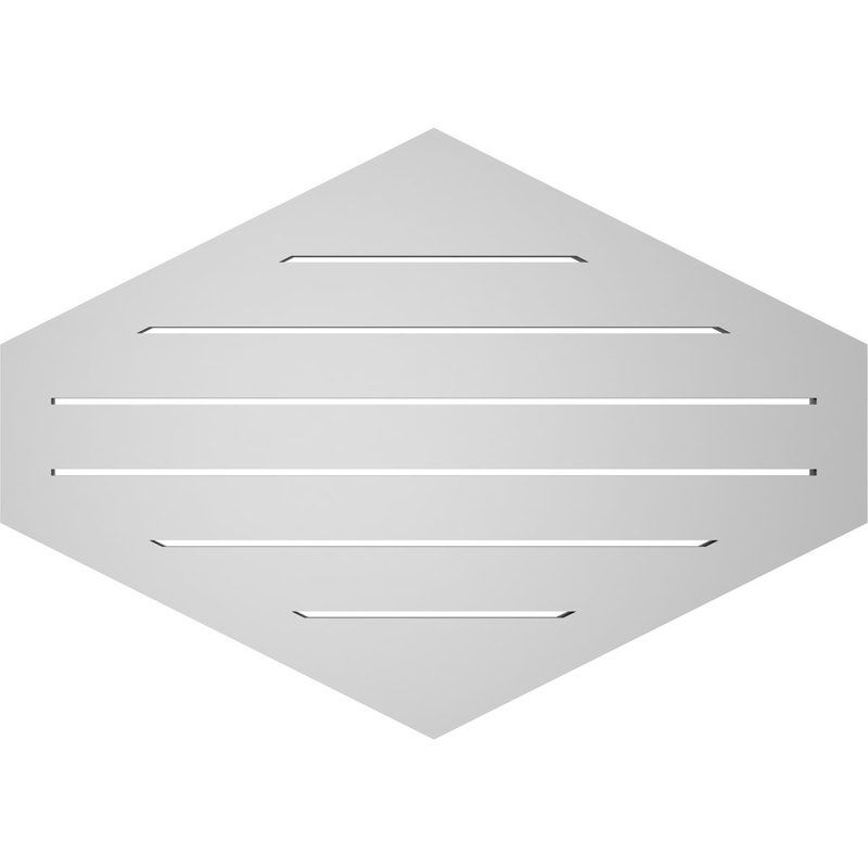 Pente verticale verticale en uréthane 6 pi, H 1,5 po x l 34 po x L 24 po