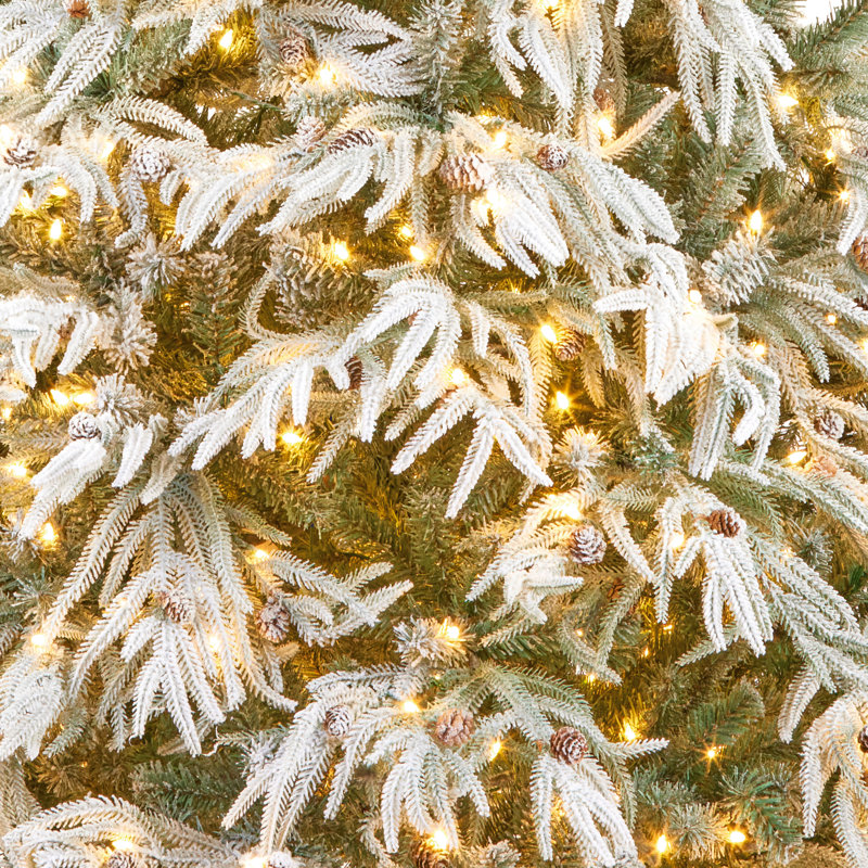 7.38' H Lighted Artificial Fir Christmas Tree