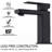Single Handle Bathroom Faucet, Single Hole Bathroom Faucet, Solid Brass Modern Bathroom Sink Faucet Basin Vanity Square Bathroom Faucet With Pop-Up Drain & Water Supply Hoses-114001055