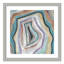 Agate moderne bleu sarcelle - peinture encadrée-60347030-60347031