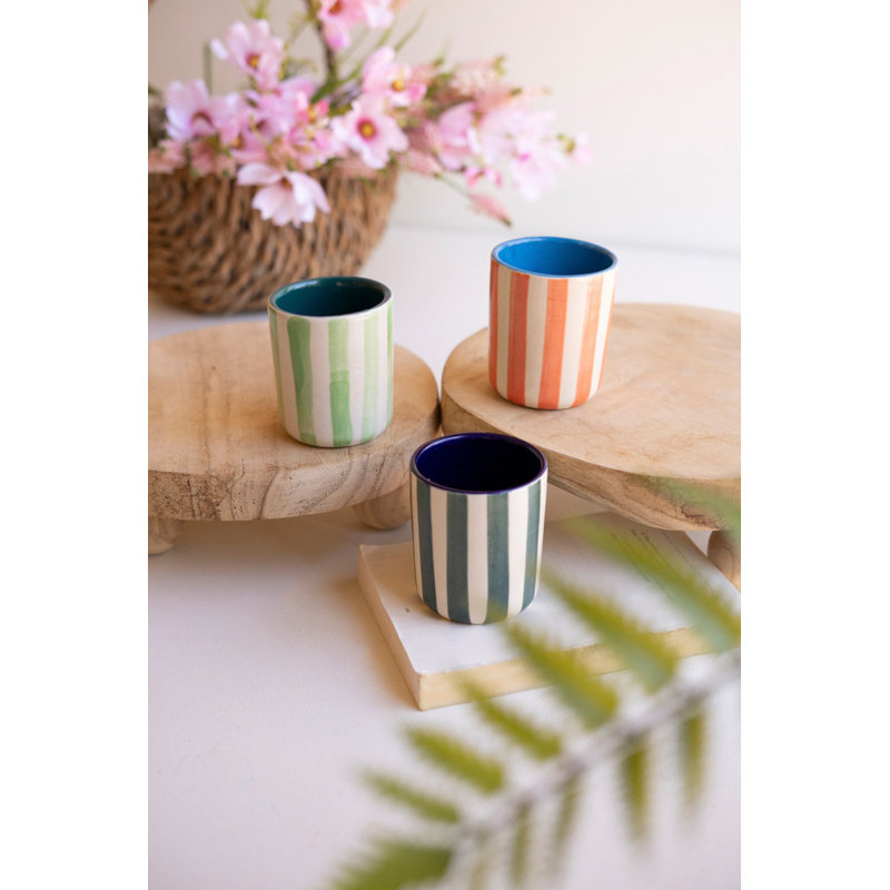 Ensemble de 3 tasses en céramique Kalalou