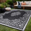 Tapis intérieur / extérieur rectangulaire en polypropylène à poils longs Aldo-471069727