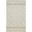 Tapis rectangulaire en laine touffeté à la main à motif géométrique ivoire / noir Keori-1952753115