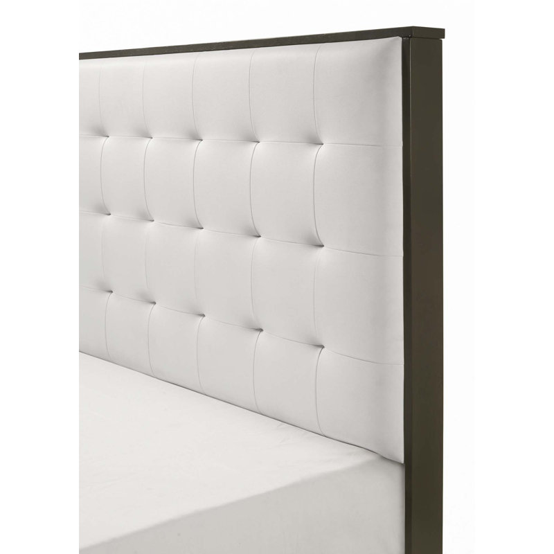 Tête de lit à panneau capitonnée en bois, Simple