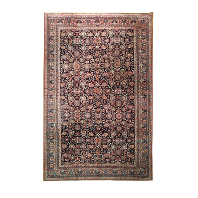 Mahal Hand Knotted Wool Oriental Rug