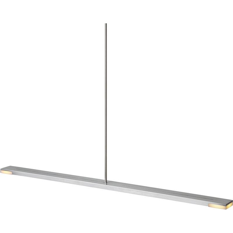 Virga 1 - Light LED Pendant, Brushed Aluminum, 2700K
