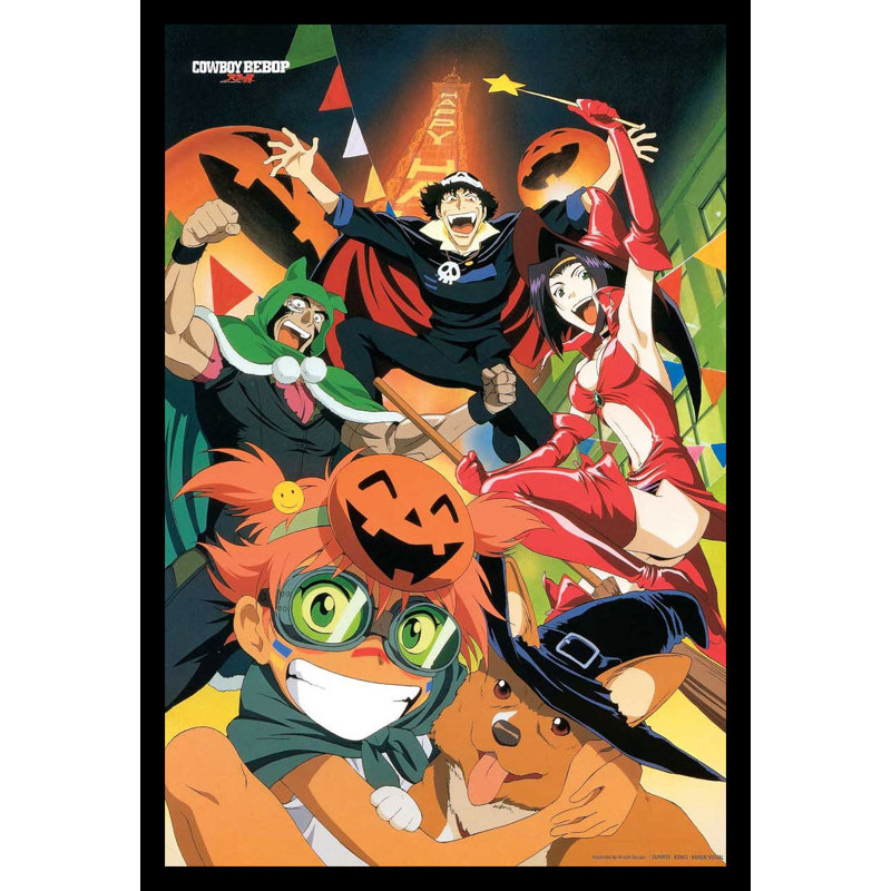 Cowboy Bebop Collage, impression sur affiche encadrée