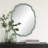 Uttermost Isly Robin's Egg Blue Oval Mirror