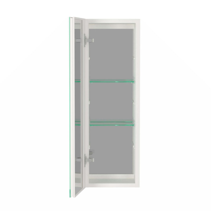 Armoire à pharmacie avec miroir l 9,84 po H 29,53 po Tamishia, Côté gauche