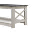 3-Piece Coffee and End Table Set with X-Style Accents in Light Grey-257961227
