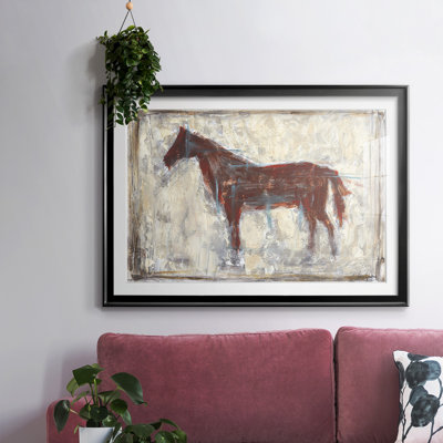 Iron Equine I, reproduction d'art encadrée
