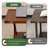 40 inch Solid Oak Wood Coffee Table With 2-Tier Storage（Load 300 Lbs）