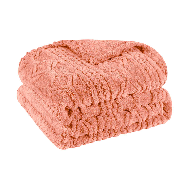 Literie moelleuse Boho, Très grand lit, Rosé