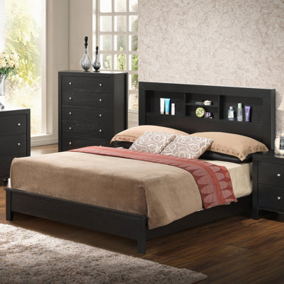Elegant Black Full Bed For Versatile Spaces